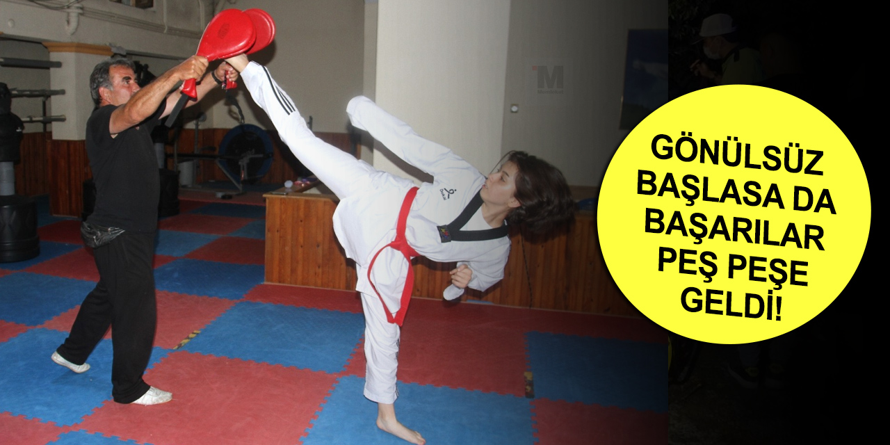 Konyalı milli sporcu Ecem Meyra Erduran gönülsüz başladığı tekvandoda şampiyon oldu