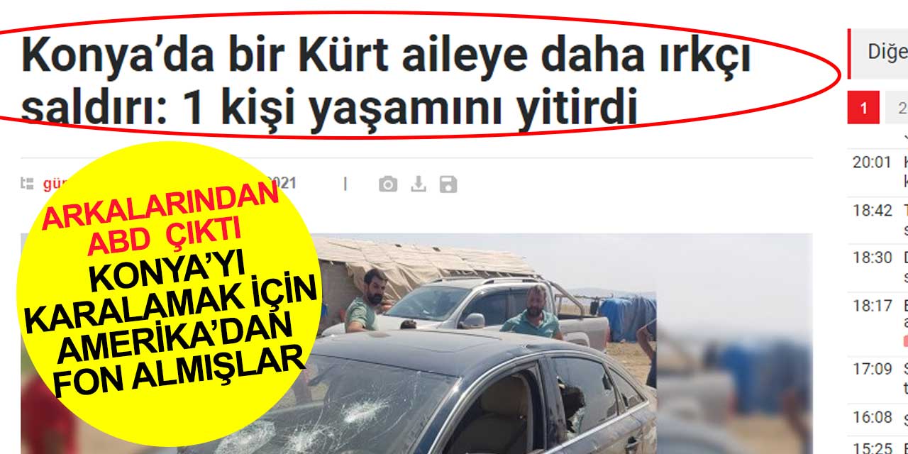 Konya’yı karalamak isteyen internet sitesinin ABD’den fonlandığı ortaya çıktı