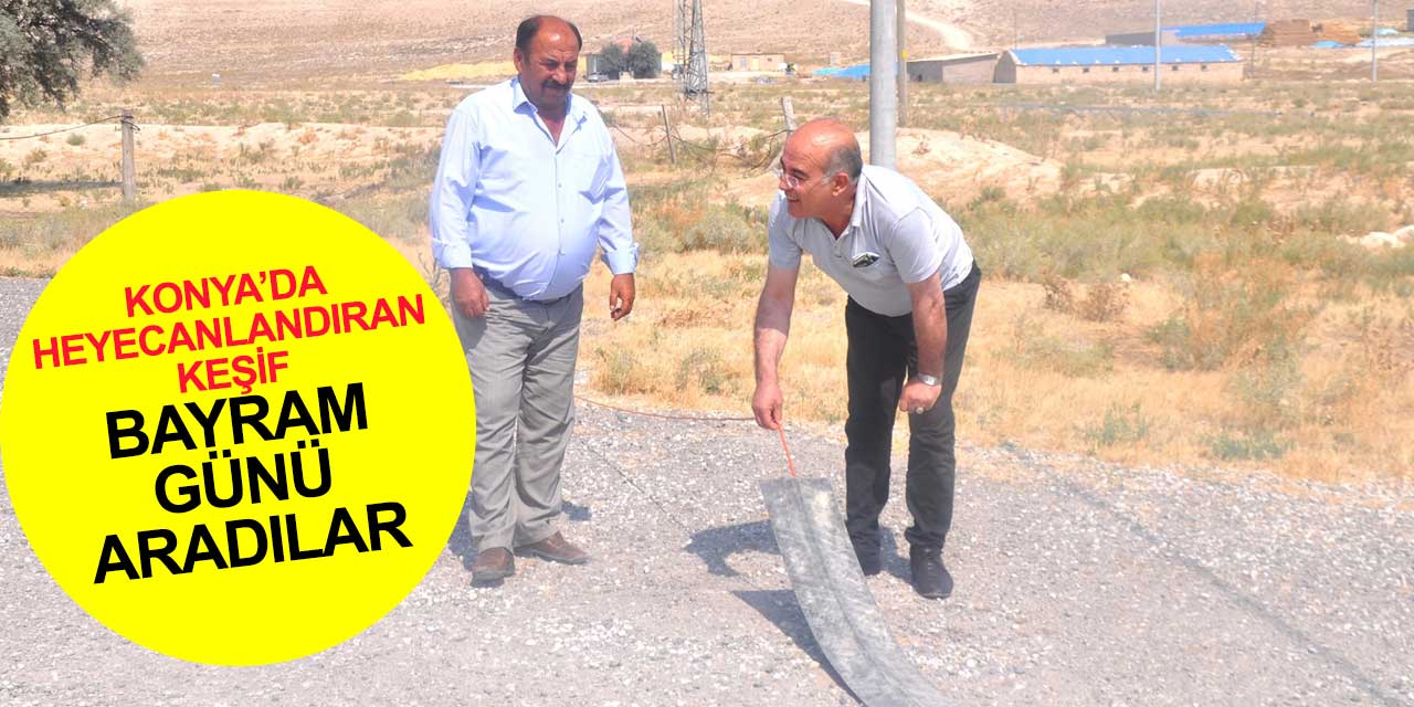 Konya'da heyecanlandıran gelişme! Belediye başkanı sahaya indi