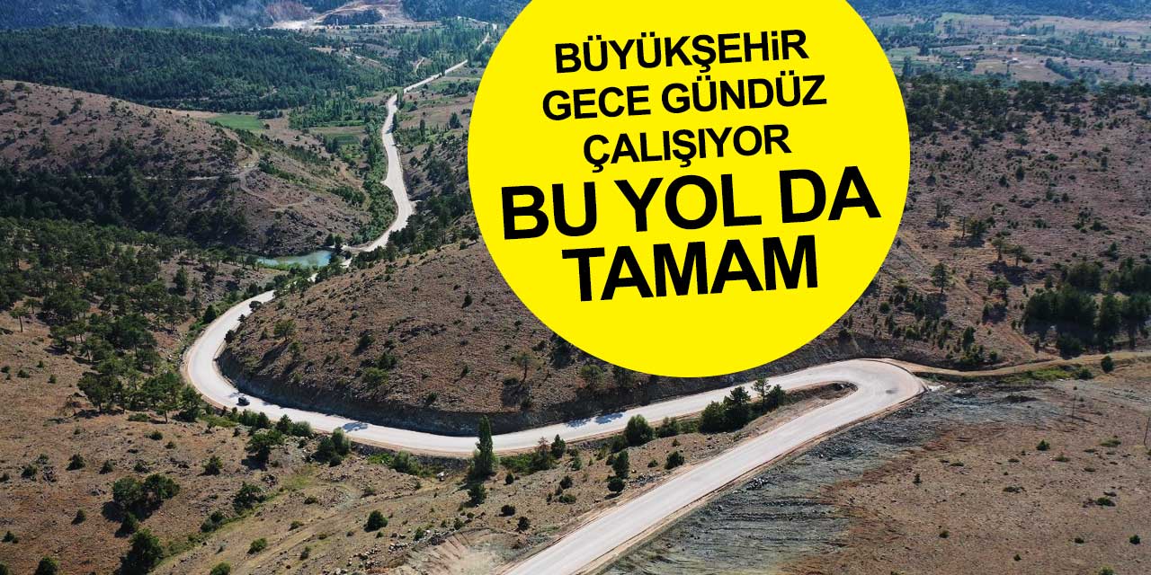Konya Büyükşehir, 400 kilometre hedefi için gece gündüz çalışıyor! Derebucak-Gencek yolu hizmete açıldı