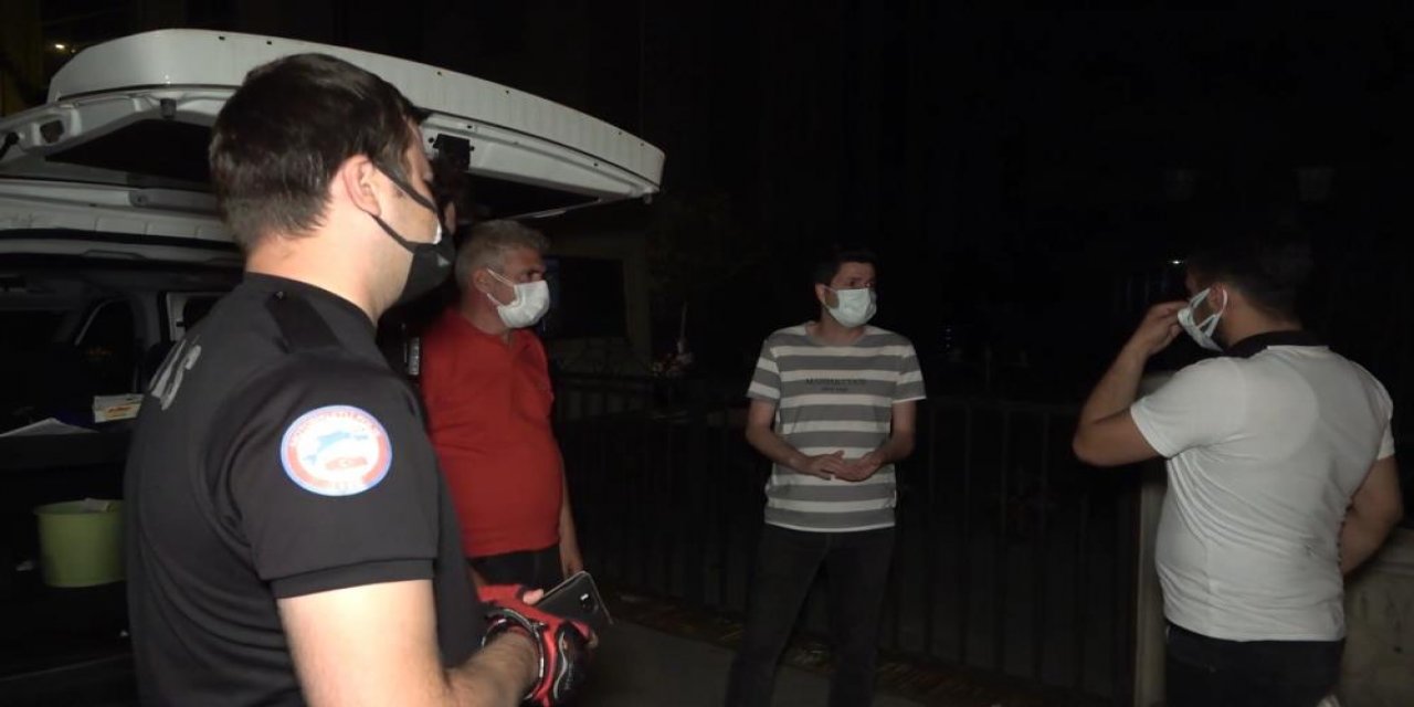 Karantinayı delip kalabalığa karışan genç polise yakalandı