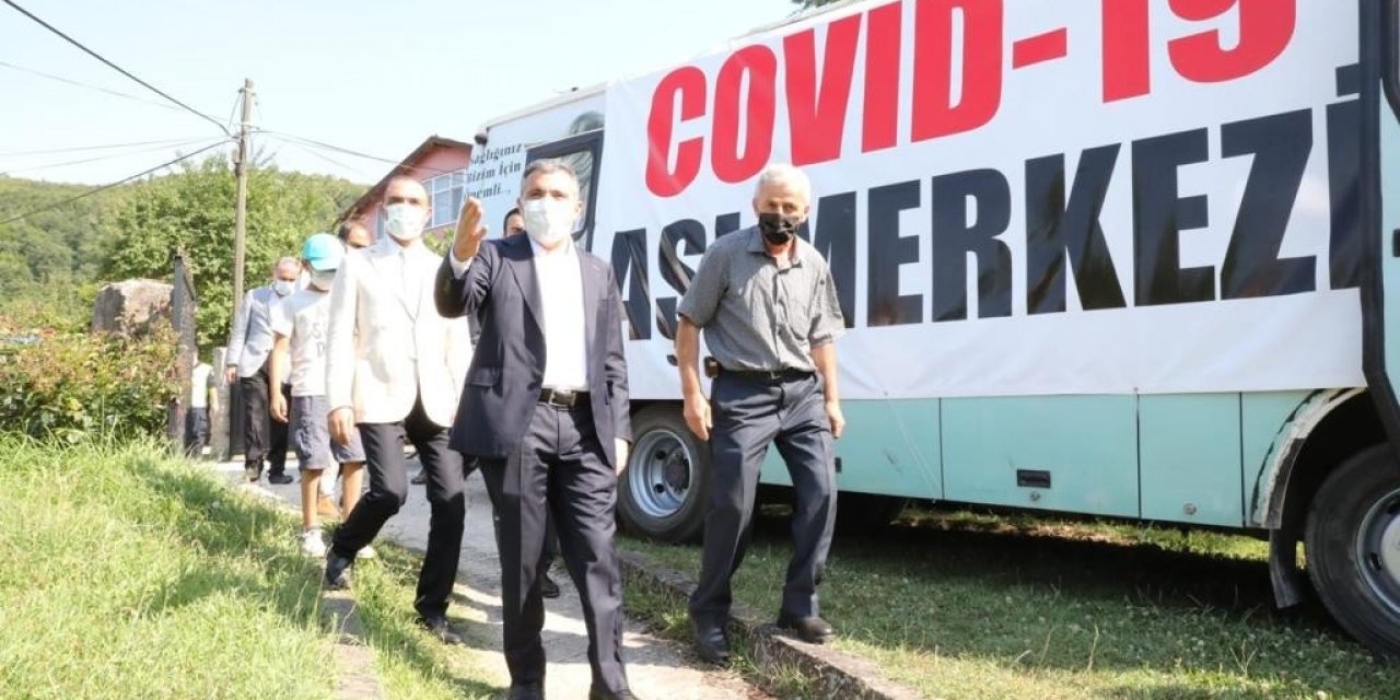 Düzce Valisi'nin talimatıyla başlatılan aşı seferberliği işe yaradı