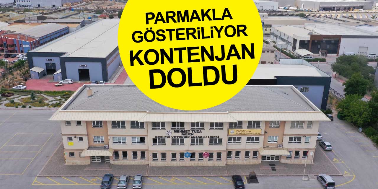 Konya'nın en çok tercih edilen meslek lisesi! Kontenjan doldu