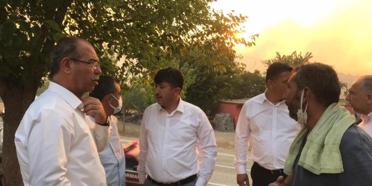 Osmaniye'de iki ayrı bölgede orman yangını! Milletvekili Durmuşoğlu gözyaşlarını tutamadı