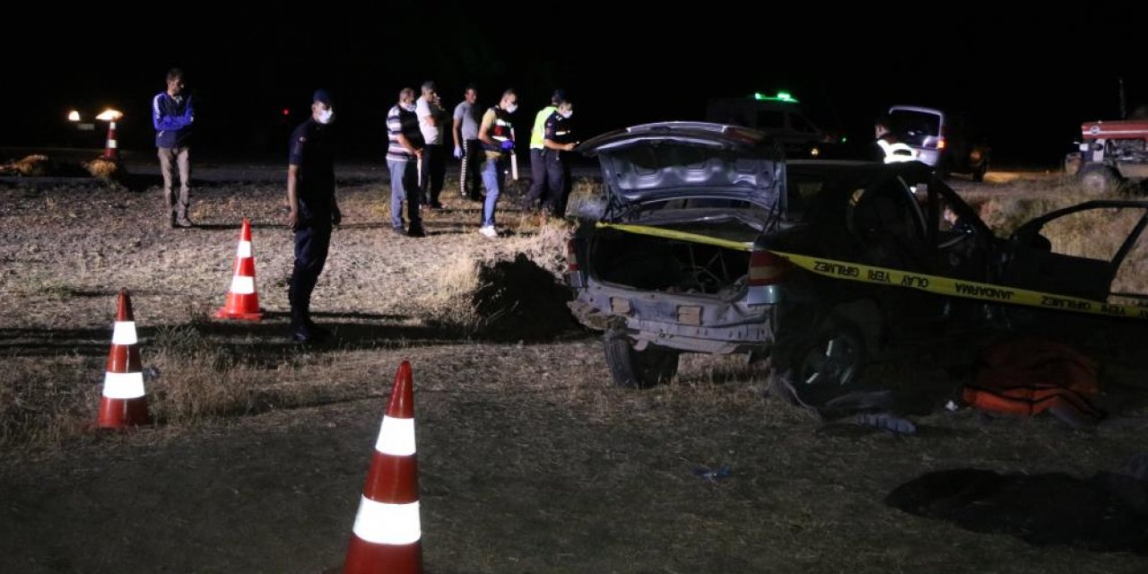 Yozgat'da feci kaza! Sürüye çarpan otomobilden kaçarken 1 kişi öldü 2 kişi yaralandı