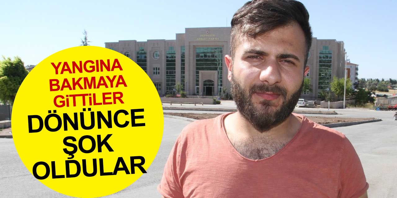 Orman yangınına bakmak için Konya'dan Akseki'ye giden ailenin başı belaya girdi