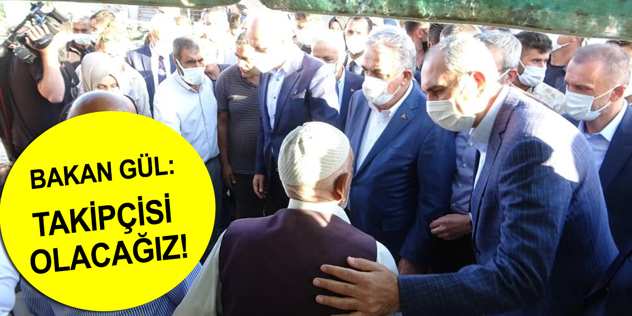 Adalet Bakanı Gül ve Kurtulmuş'tan Konya'da katledilen ailenin yakınlarına ziyaret