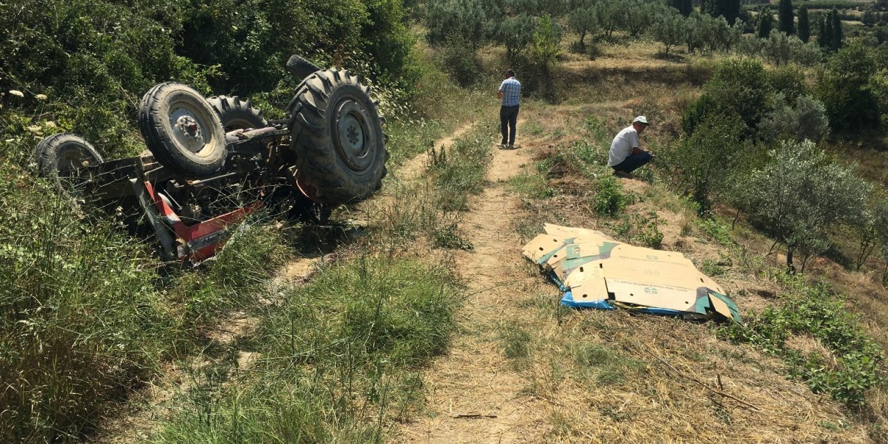 Bilecik'te traktör devrildi! Sürücüsü öldü