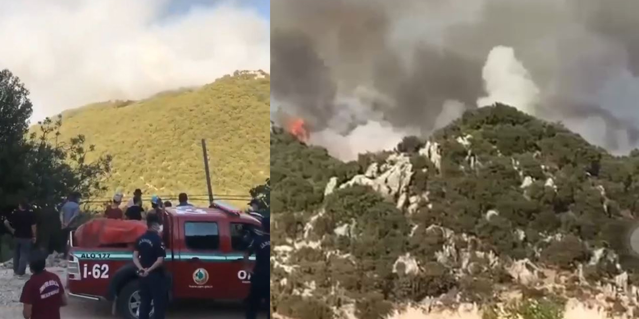 Antalya Demre’deki orman yangını söndürüldü! Sabaha kadar soğutulacak