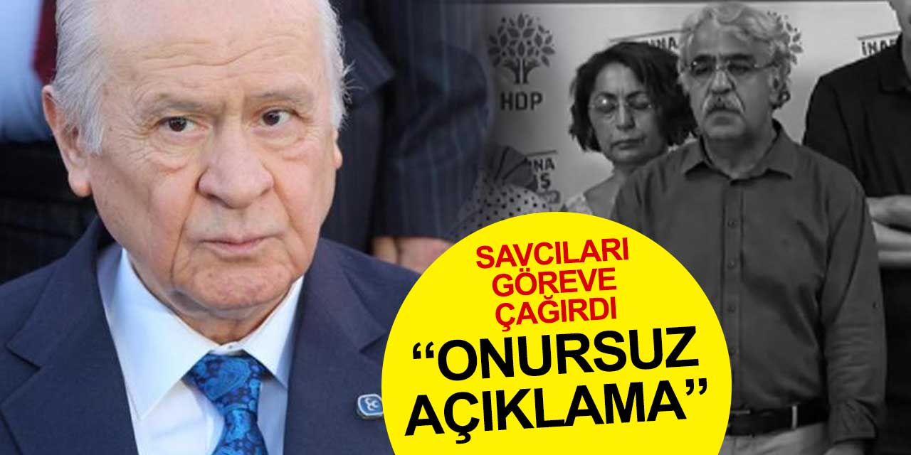 Devlet Bahçeli, Konya'daki olay üzerinden algı yapan Mithat Sancar'a karşı savcıları göreve çağırdı