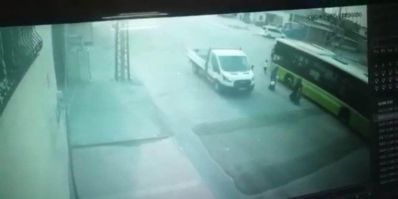 Annesinin elini bırakıp koşan Muhammet Ali Yıldız'a otobüs çarptı!