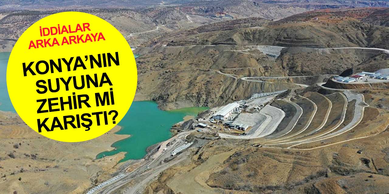 Konya'da şebeke suyunda zehirli madde iddiası