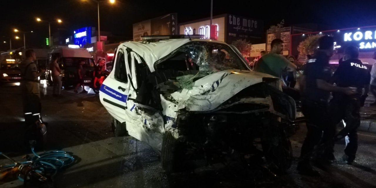 Hırsız ihbarına giden polis aracı kaza yaptı! İbrahim Okçu şehit oldu 1’i polis 4 yaralı
