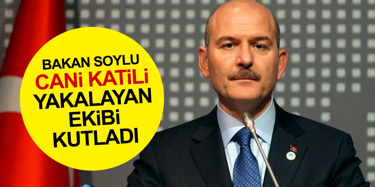 Konya katliamını gerçekleştiren cani katil yakalandı, Bakan Soylu yakalayan ekibi kutladı