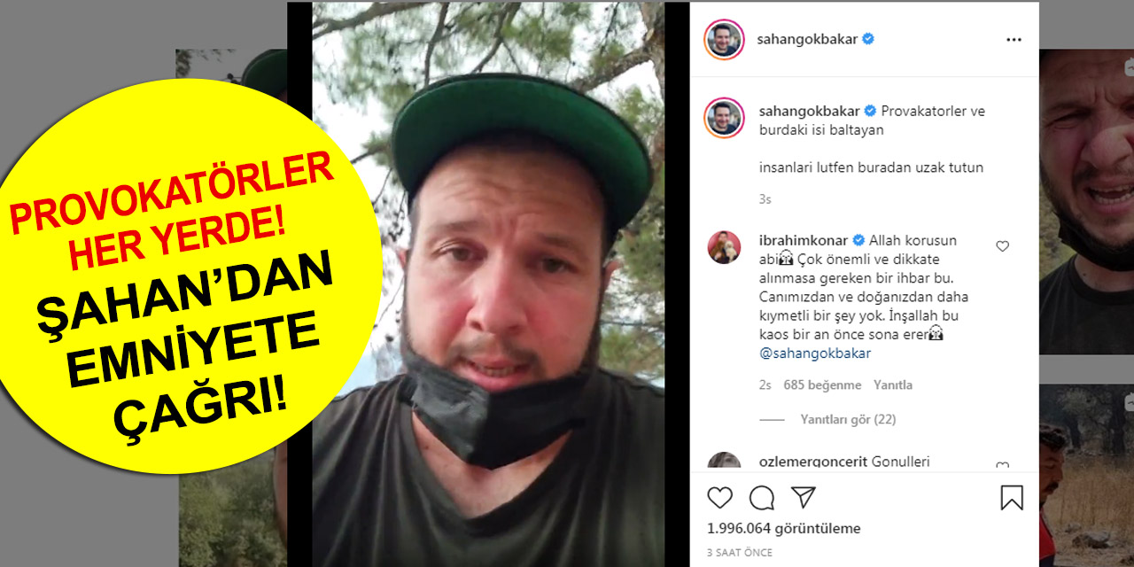 Provokatörler Şahan'ı deliye döndürdü! Yetkililere küfrediyor kargaşa çıkarmaya çalışıyorlar