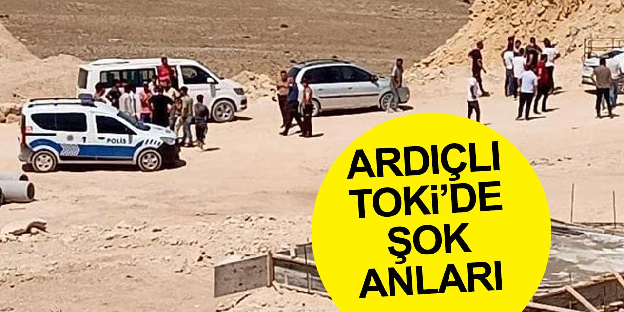 Konya'da silahlı çatışma! Ardıçlı TOKİ'de şok anları