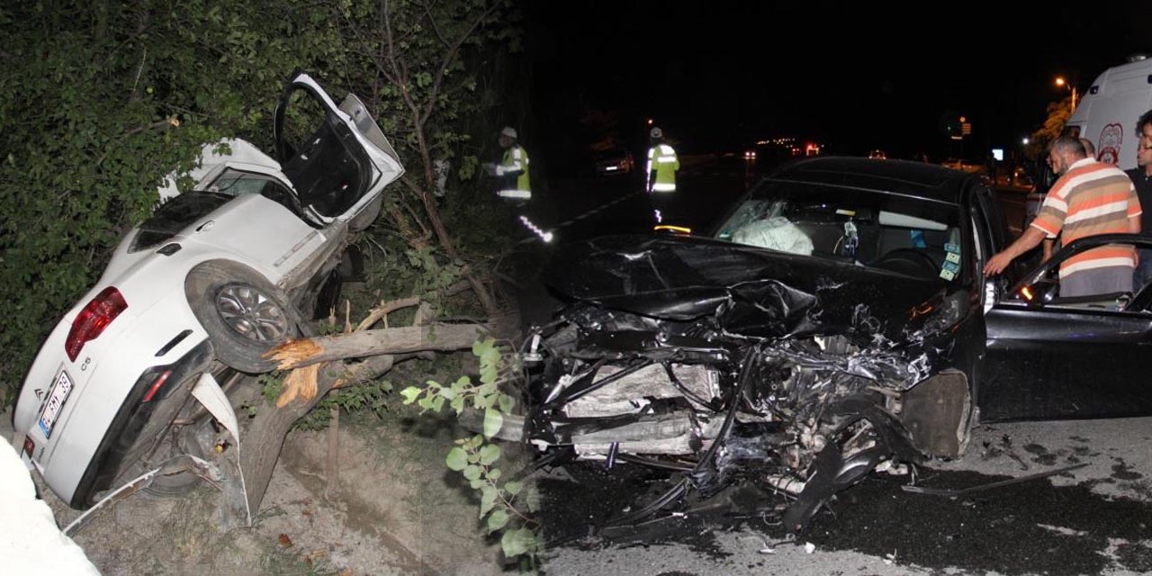Erzincan-Erzurum yolunda feci kaza! Ağacı deviren otomobilde Beril bebek öldü!