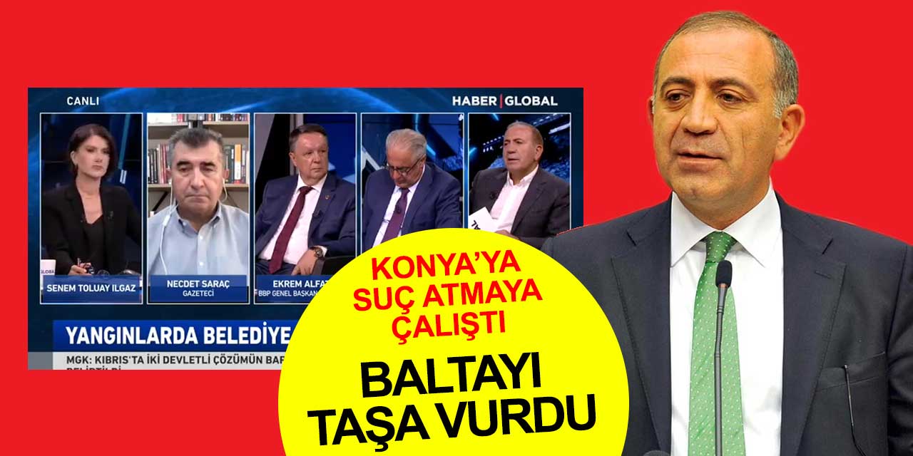 Gürsel Tekin Konya’ya çattı fena rezil oldu