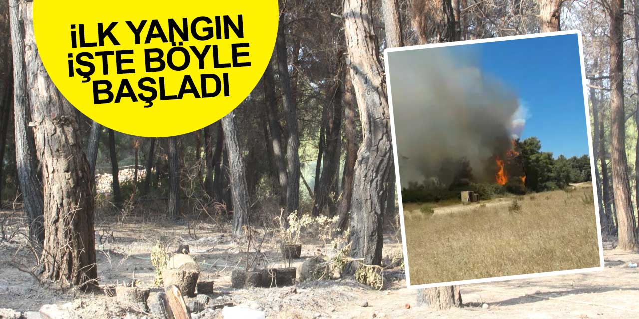 10 gündür devam eden Manavgat yangını işte böyle başladı
