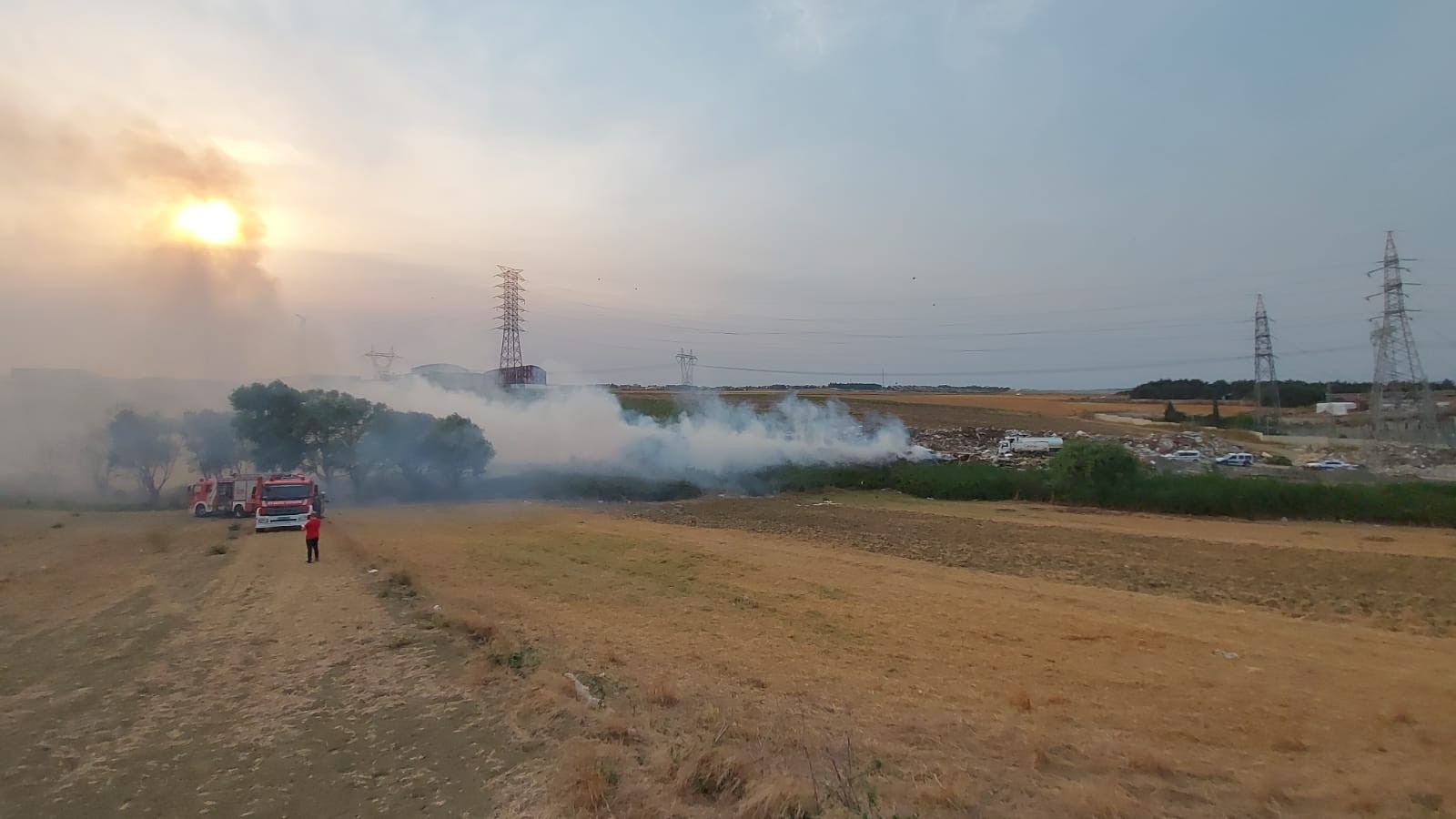 Her yer her an yanabilir! İstanbul Silivri'de de yangın paniği yaşandı