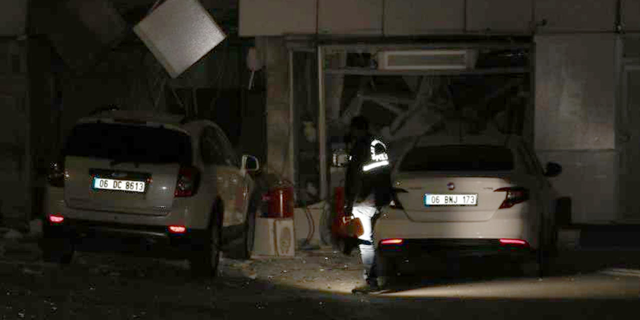 Ankara'da patlama! Ortalık harabeye döndü