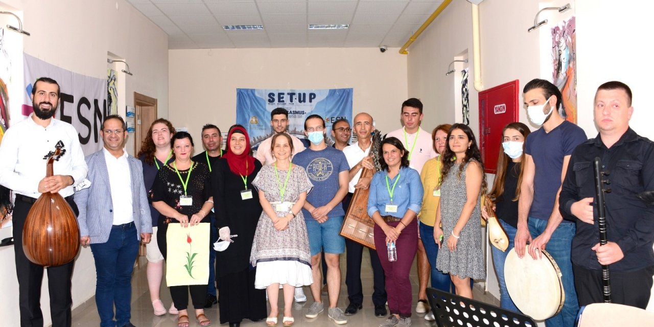 Selçuk Üniversitesi'nde Litvanya ve Romanya'dan gelen öğrencilere hoş geldin etkinliği