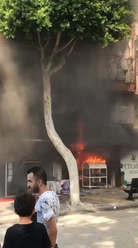Kapıyı açınca alevler dışarı çıktı! Antalya'da korku dolu anlar