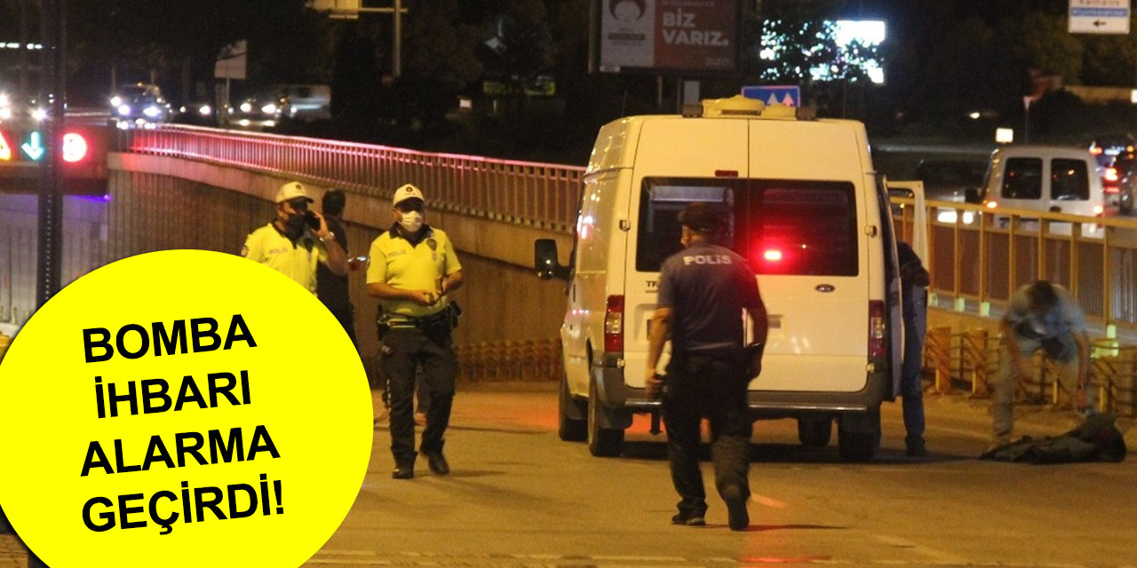 Konya'da alt geçitte bomba paniği! Fünye ile patlatıldı