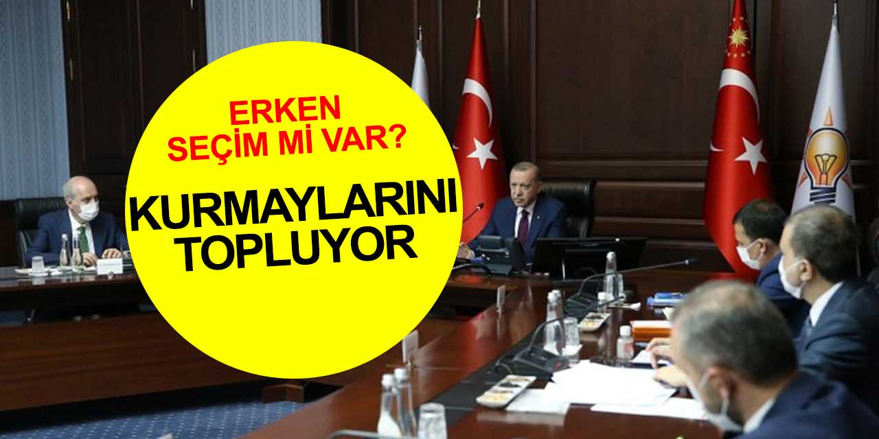Seçimlerde kurallar değişiyor! Cumhurbaşkanı Erdoğan AK Parti kurmaylarını topluyor! Erken seçim mi var?