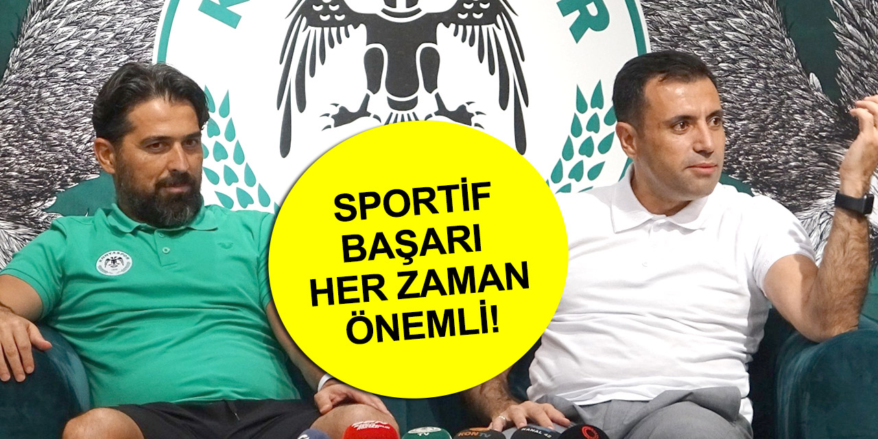 Konyaspor Başkanı Özgökçen ve Teknik Direktör Palut'tan önemli açıklamalar