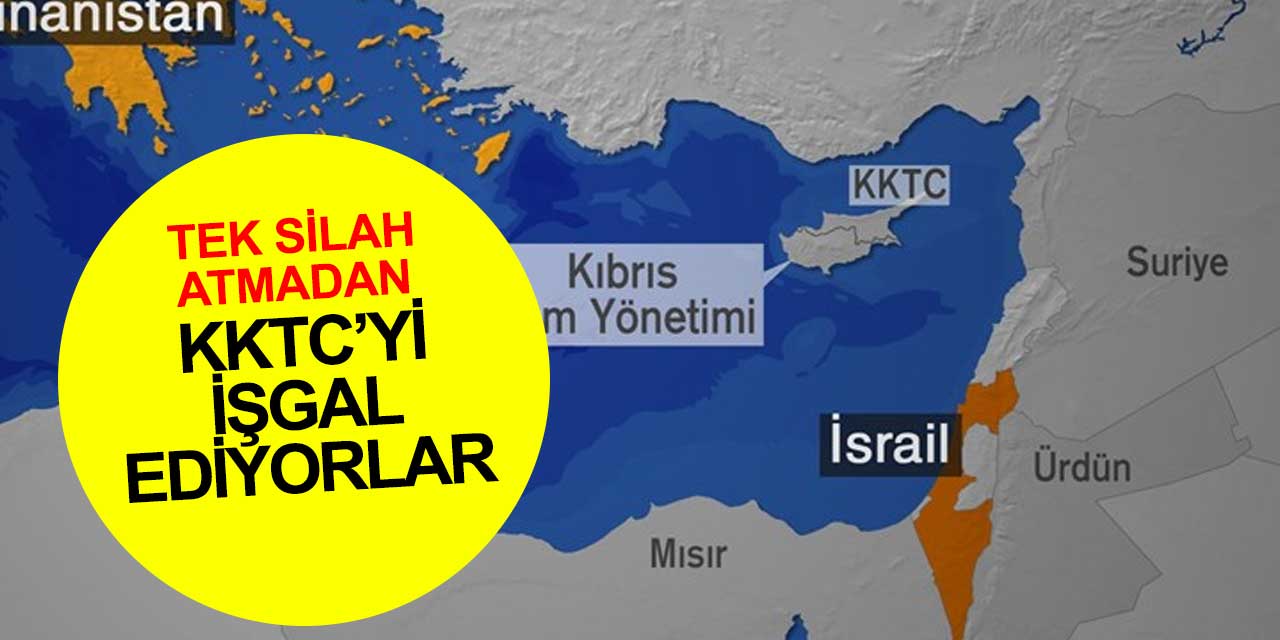 İsrail Kuzey Kıbrıs'ı işgal ediyor