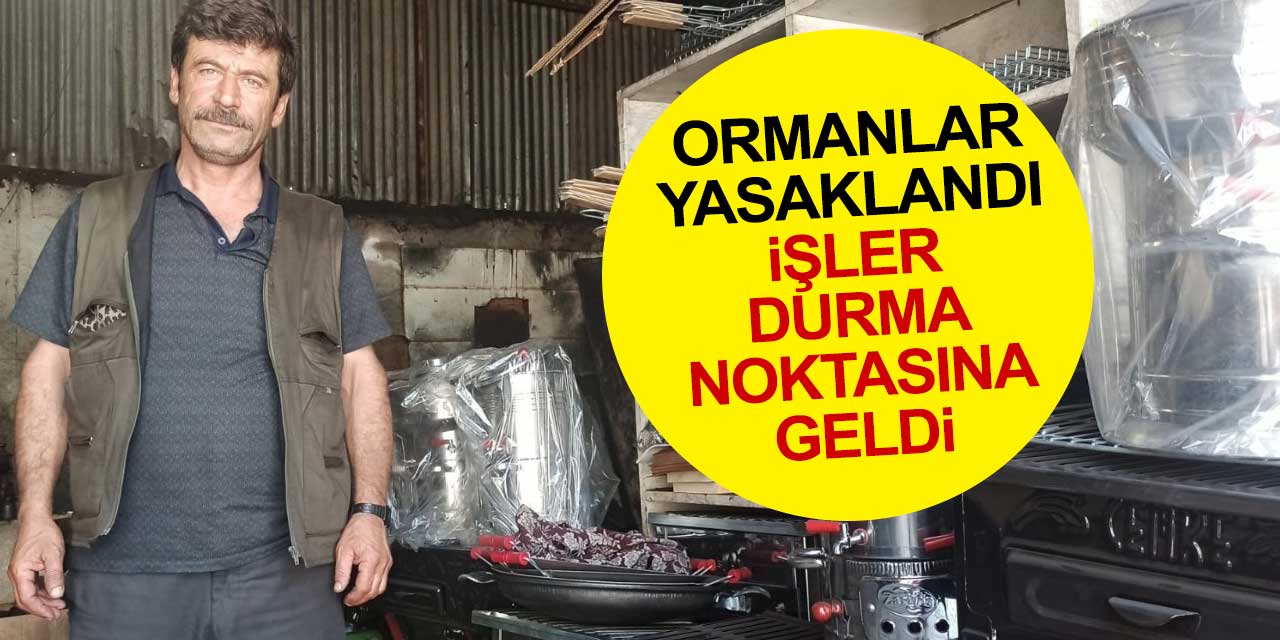 Konya dahil bir çok ilde getirilen orman yasağı mangal ürünlerine talebi düşürdü