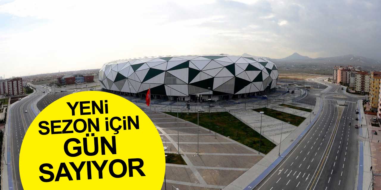 Kapasitesiyle ilk 5'e giren Konya Büyükşehir Belediye Stadyumu yeni sezon için gün sayıyor