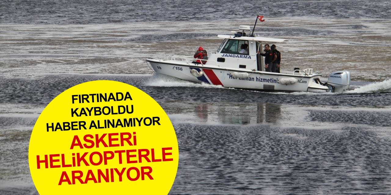 Teknesiyle Beyşehir Gölü'ne açılan Mevlüt Uyanık'tan haber alınamıyor