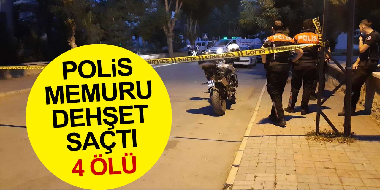 Konya'da görevli polis memuru dehşet saçtı! 3 kişiyi öldürüp intihar etti
