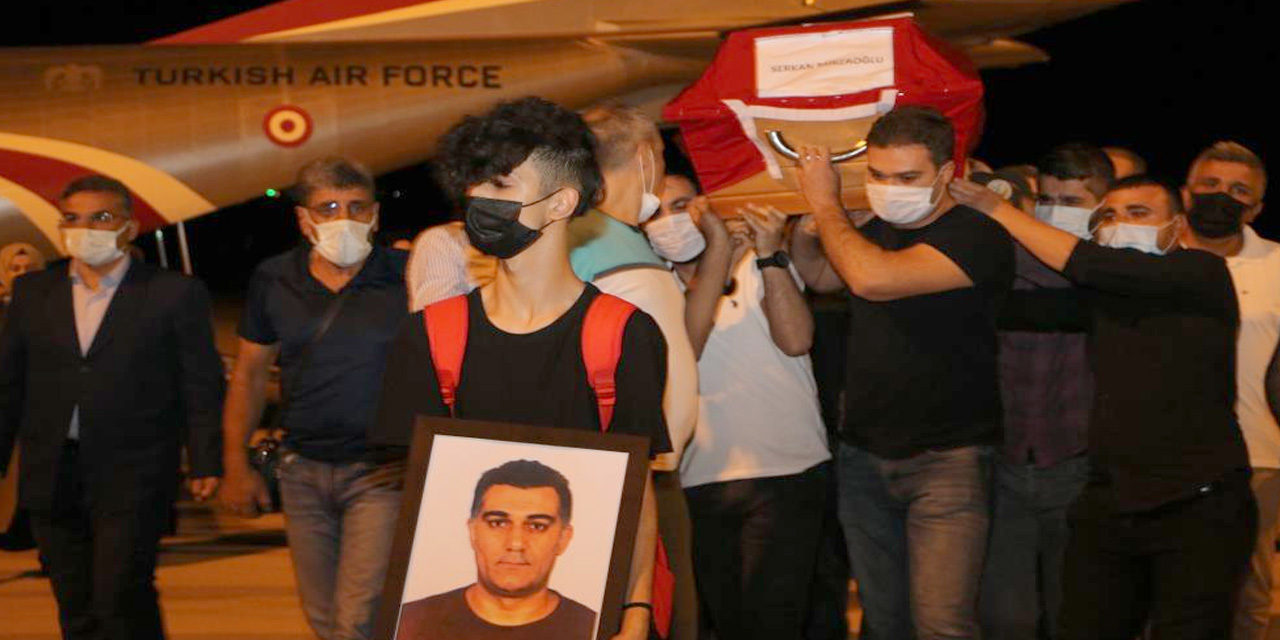 Uçak kazasında ölen pilot Serkan Mirzaoğlu'nun cenazesi Elazığ'a getirildi