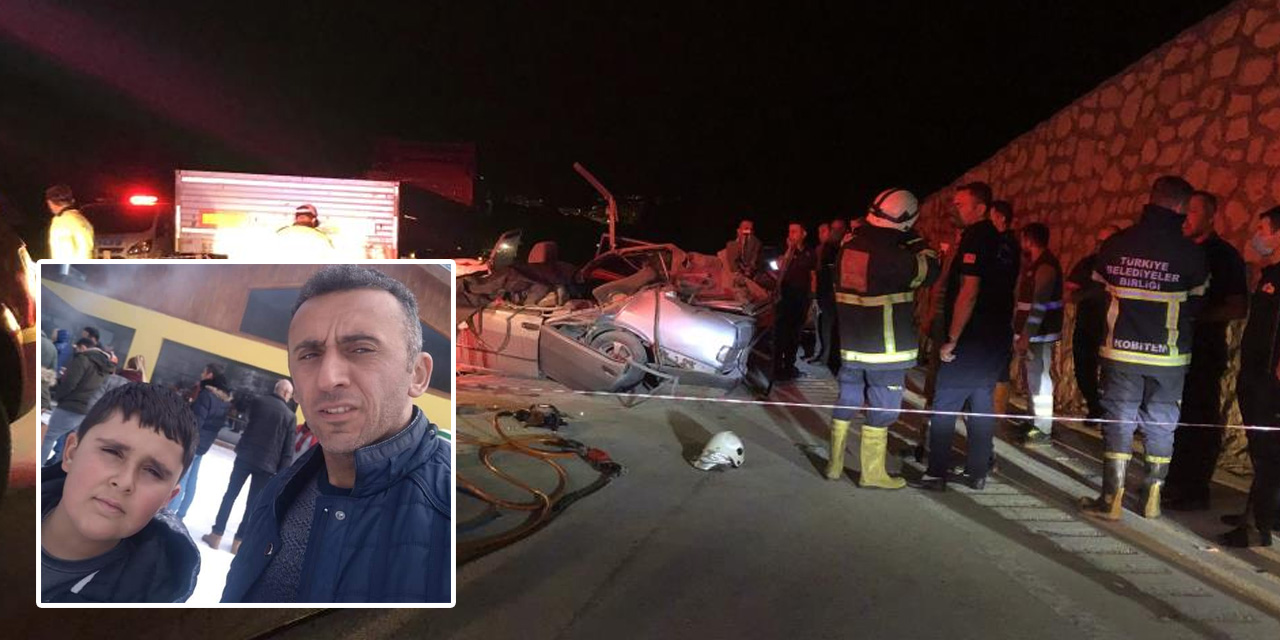 Kazazedelere yardım için duran tıra çarpan otomobilde 2 kişi öldü 3 kişi yaralandı