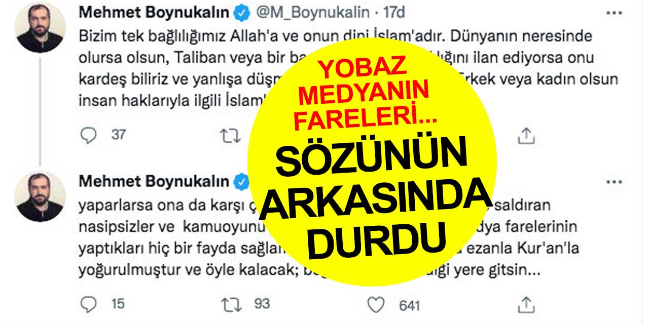 Mehmet Boynukalın kendisini anlamadan kesin hüküm getirenlere cevap verdi