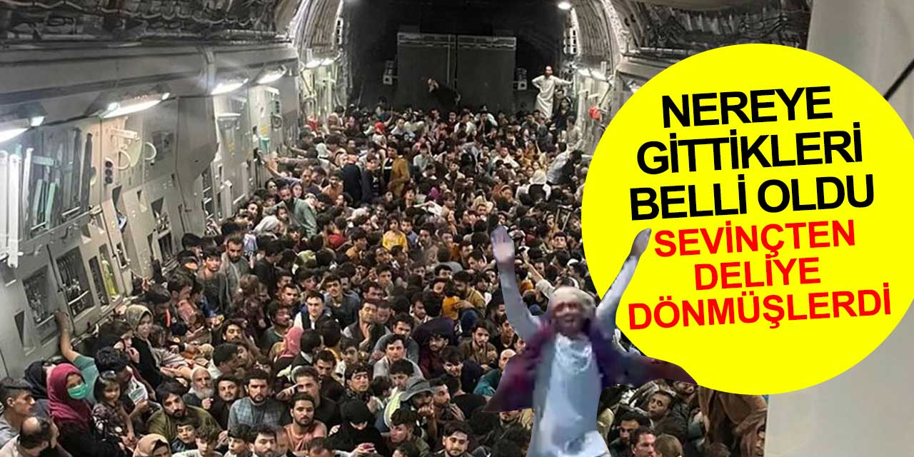 Uçaklara doldurulan Afganlılar nereye götürüldü? Kaçarken sevinç çığlıkları atmışlardı