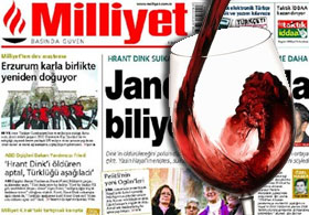 Milliyet'in Ramazan mönüsünde şarap var