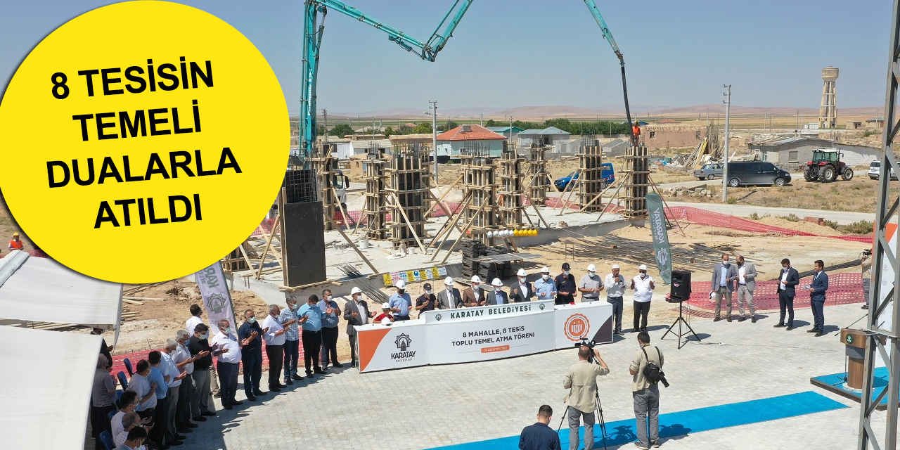 Karatay'a 8 sosyal tesis ve kurs merkezi daha!
