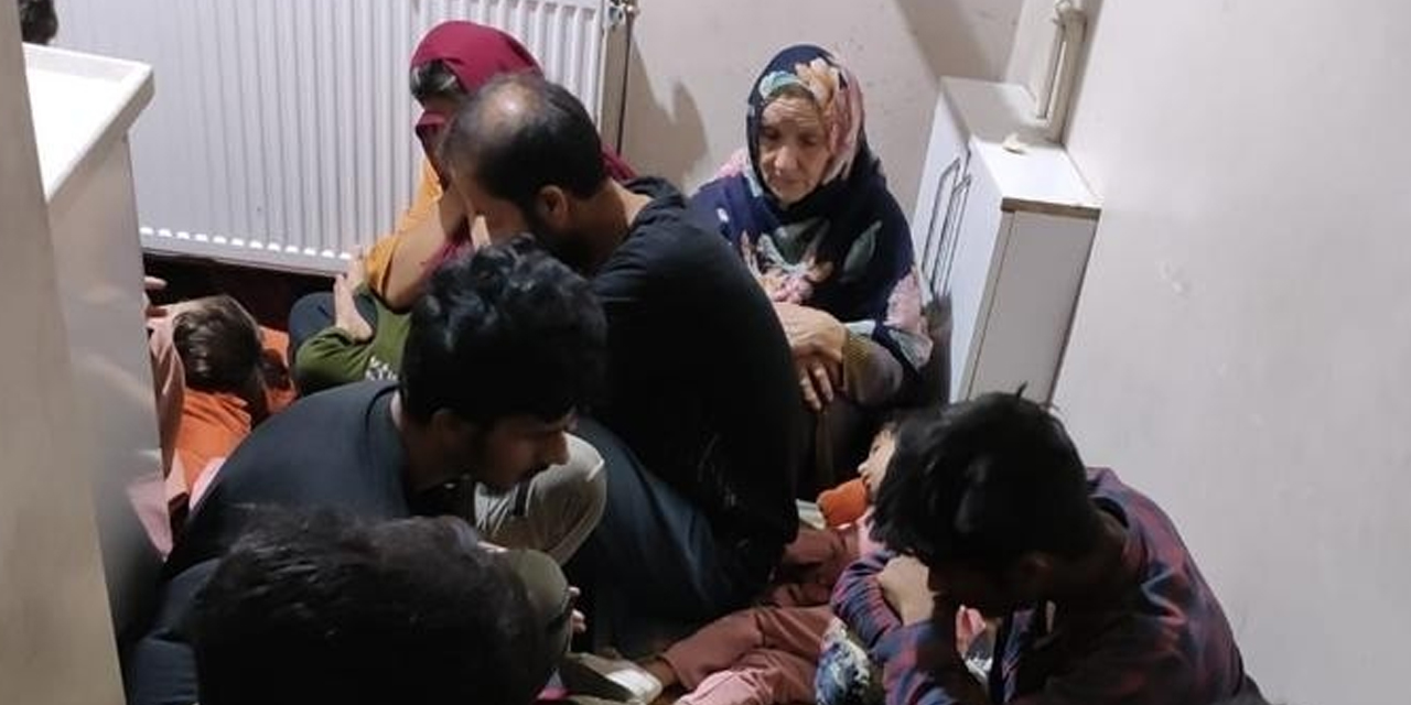 Van'da göçmen kaçakçılarına operasyon! Bir binada 78 Afganlı yakalandı
