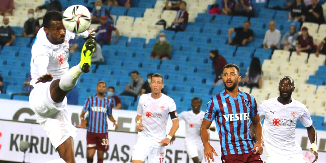 Sivasspor ligde 2'nci yenilgisini Trabzonspor'a karşı aldı