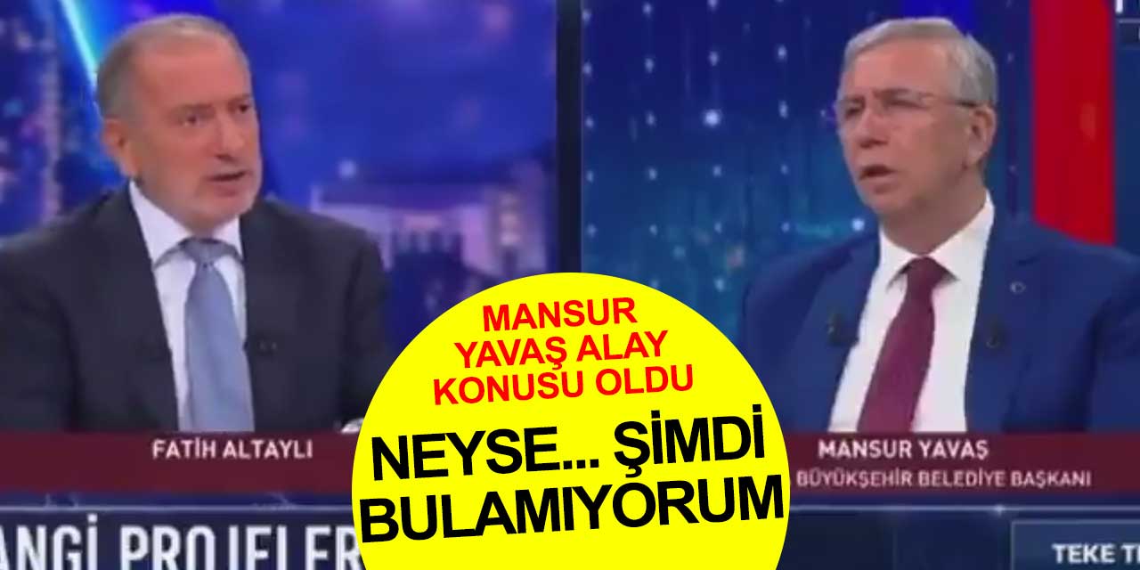Mansur Yavaş proje dedi sosyal medyanın diline düştü! 'Neyse şimdi bulamıyorum'