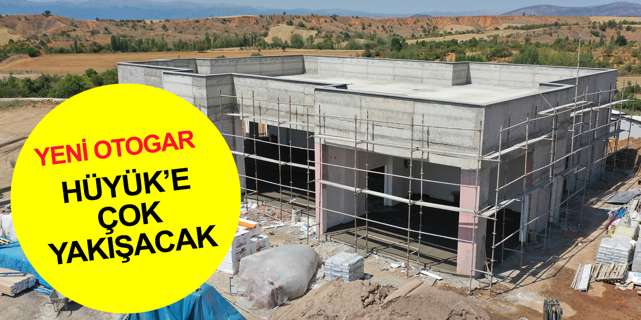 Konya Büyükşehir'den Hüyük’e modern otogar binası