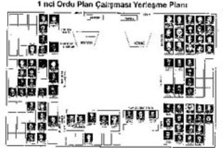 İşte darbe salonunun krokisi