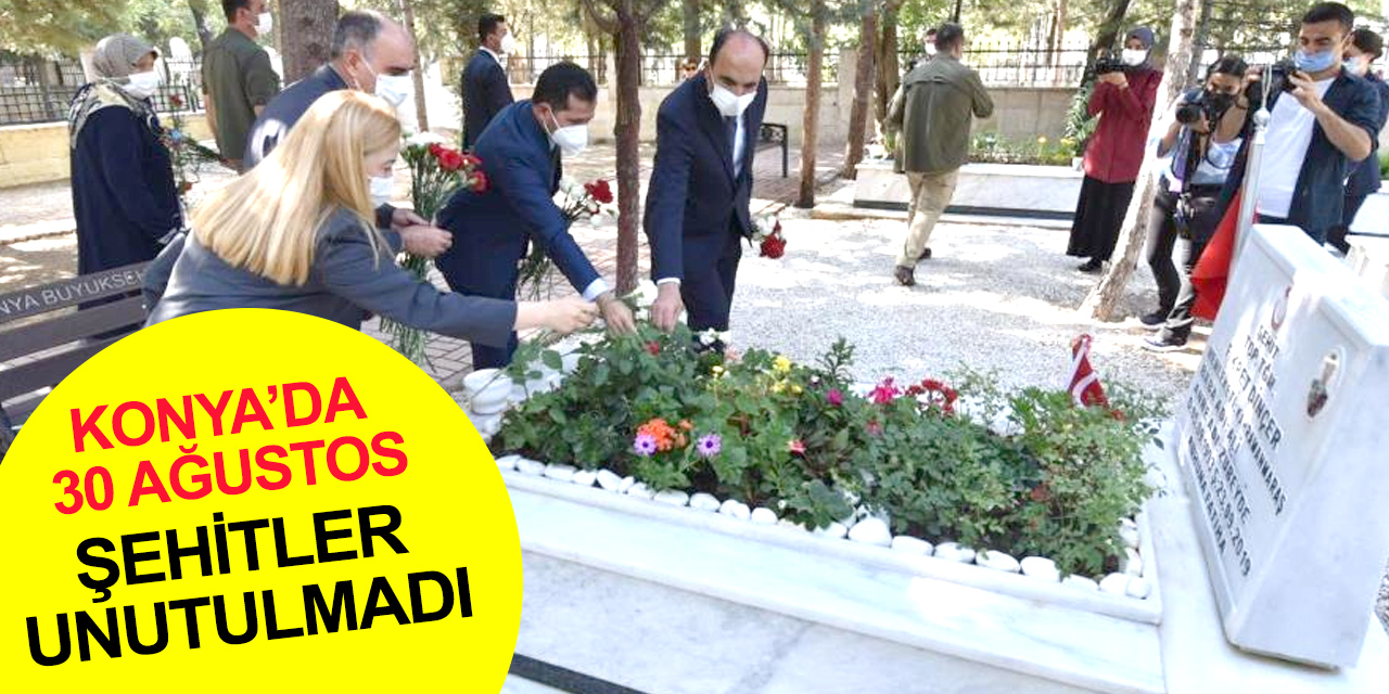 Konya'da 30 Ağustos Zafer Bayramı böyle kutlandı