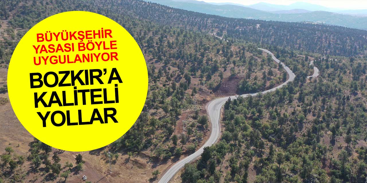 Büyükşehir Yasası'nın en iyi uygulandığı şehir olan Konya'da mahalle yolları yapımı sürüyor