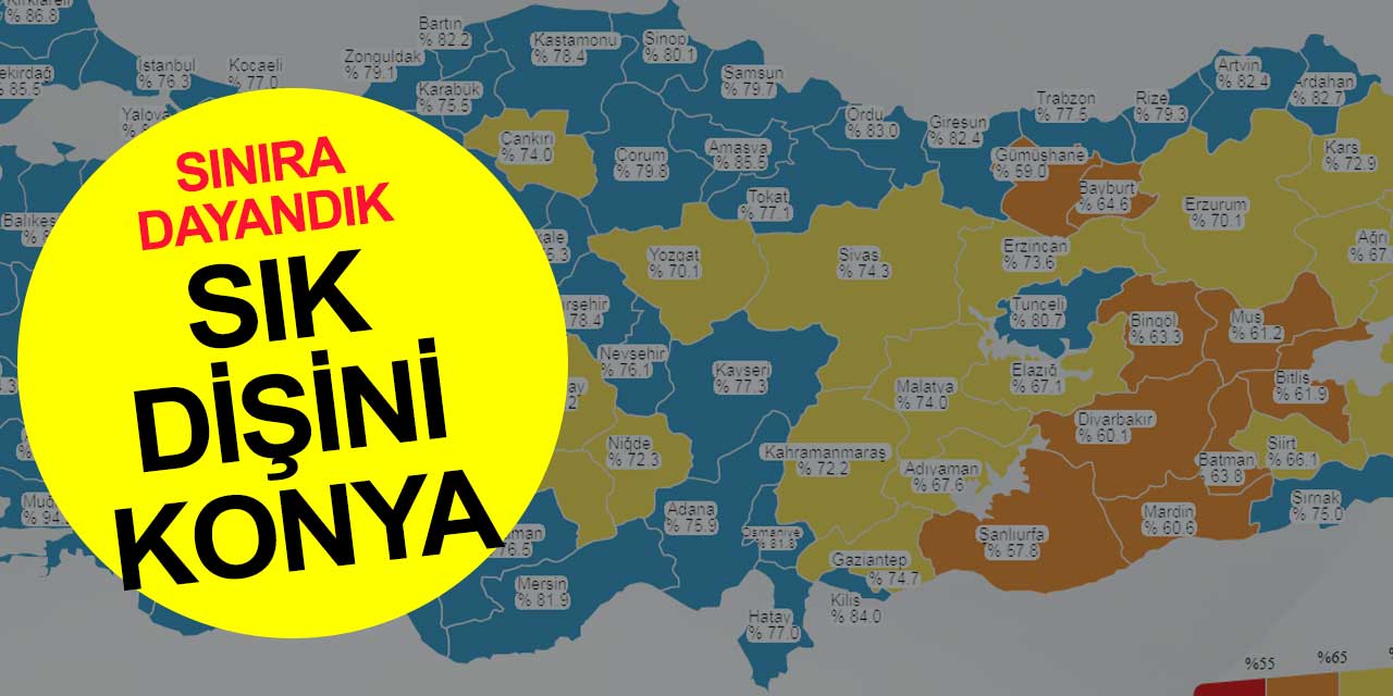 8 bin 100 koronavirüs vakası olan Konya'da rengin maviye dönmesi an meselesi