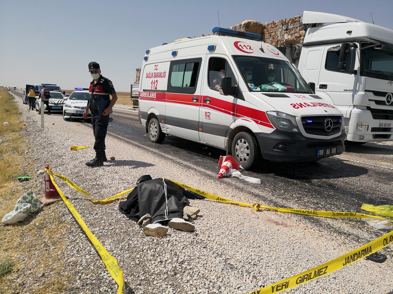 Kazanın adresi Aksaray! Taklalar atarak parçalandı